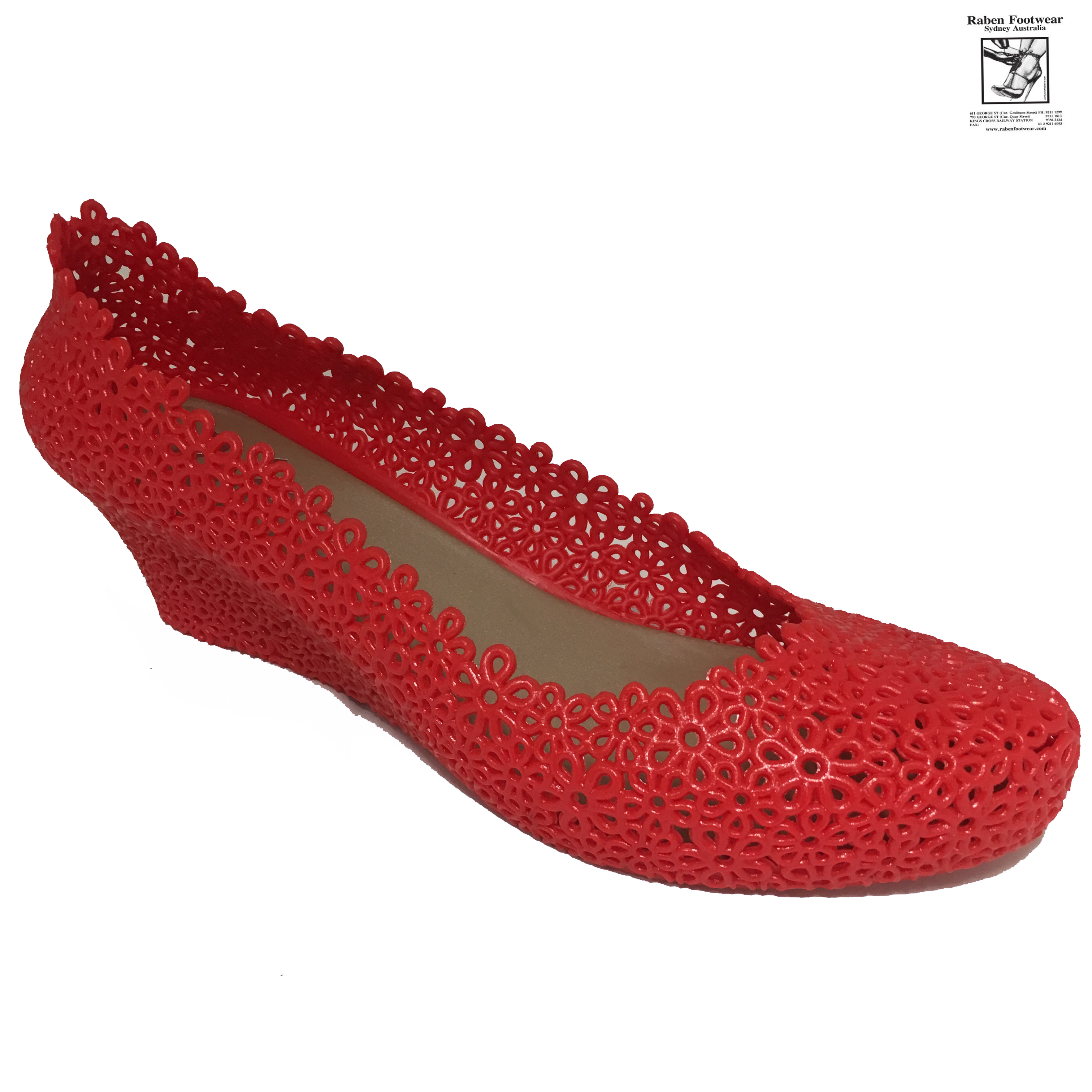 RABEN Ladies Plastic Jelly Casual Shoe 